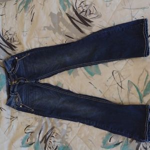 Size 3 Wallflower Dark Wash Boot Cut Jeans